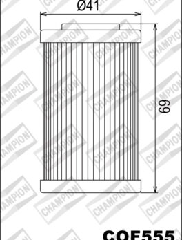 CHAMPION OIL FILTER COF555 - HF655