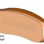 DELTA M1 ORGANIC PADS DB2051 (FA275 VD265)