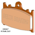 DELTA M1 ORGANIC PADS DB2067 (FA366 VD344/4)