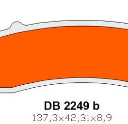 DELTA RDN4 SINTERED PADS DB2249 ZONTES 125 2017>