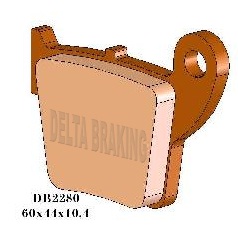DELTA ORD(MXD) SIN'T OFF ROAD PADS DB2280 (FA346 VD168)