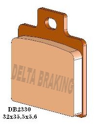 DELTA ORN(MXN) SIN'T OFF ROAD PADS DB2330 (FA282)