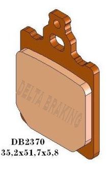 DELTA ORD(MXD) SIN'T OFF ROAD PADS DB2370 (FA60 FA337 VD920)