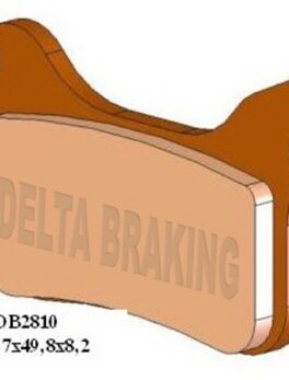 DELTA ORN(MXN) SIN'T OFF ROAD PADS DB2810 (FA405 VD9030)