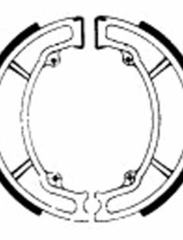 FERODO FSB733 Brake shoe set / 506 / VB223