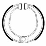 FERODO FSB842 Brake shoe set / 989