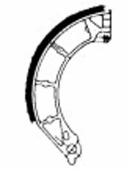 FERODO FSB888 Brake shoe set / 868