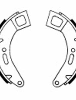 FERODO FSB893 Brake shoe set / 882