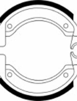 FERODO FSB936 Brake shoe set / 804