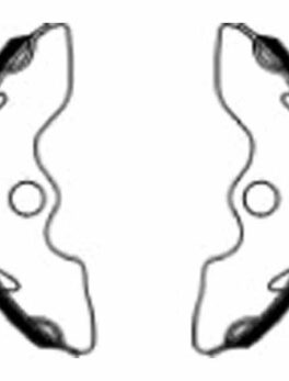 FERODO FSB945 Brake shoe set / 345 / VB152
