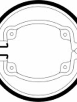 FERODO FSB962 Brake shoe set / 857