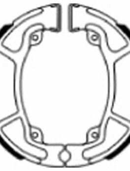FERODO FSB963 BRAKE SHOE SET - ECO-FRICTION / H352 / DS72