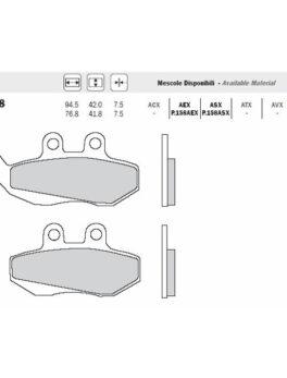 ADIGE PADS - P158ASX FA194