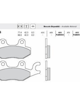 ADIGE PADS - P166ASX