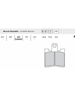 ADIGE PADS - P183ASX - FA283/4