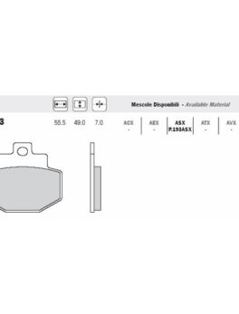 ADIGE PADS - P193ASX - FA321