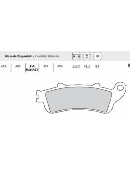 ADIGE PADS - P194ASX - FA281