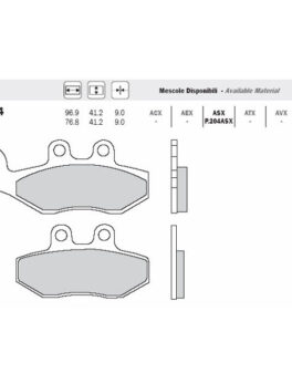 AIDGE PADS - P204ASX - FA353