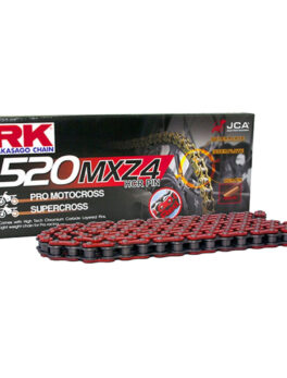 CHAIN RK RED-520MXZ4-120 RED - FACTORY RACING MX
