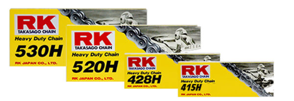 CHAIN RK 520H PER LINK (200FT=1920) - HEAVY DUTY