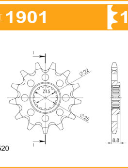 SuperSprox Front MX Grooved CST-1901-13