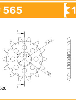 SuperSprox Front MX Grooved CST-565-14