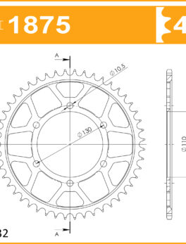 Sprocket Rear 2090-48 JTR1875