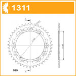 Sprocket Rear 2038-45 JTR1311 AFAM 10409