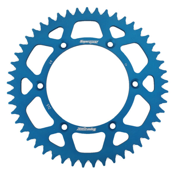 SuperSprox Rear Alloy MX RAL-245-49-BLU