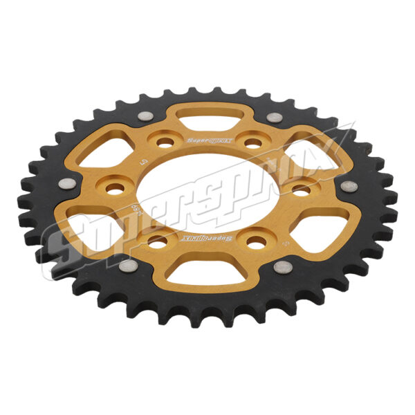 SuperSprox Rear Stealth RST-1489-40-GLD For 525 CHAIN - Image 3