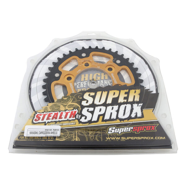 SuperSprox Rear Stealth RST-1489-40-GLD For 525 CHAIN - Image 4