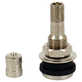 VALVE - TUBELESS (05030) 11.5mm straight chrome