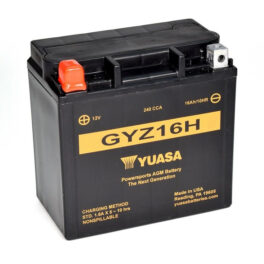 Yuasa GYZ16H (WC) 12V Factory Activated High Performance MF VRLA Battery
