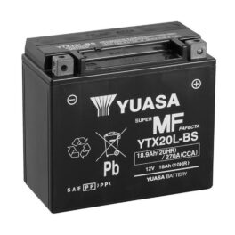 Yuasa YTX20L-BS (CP) 12V Combi-Pack MF VRLA Battery