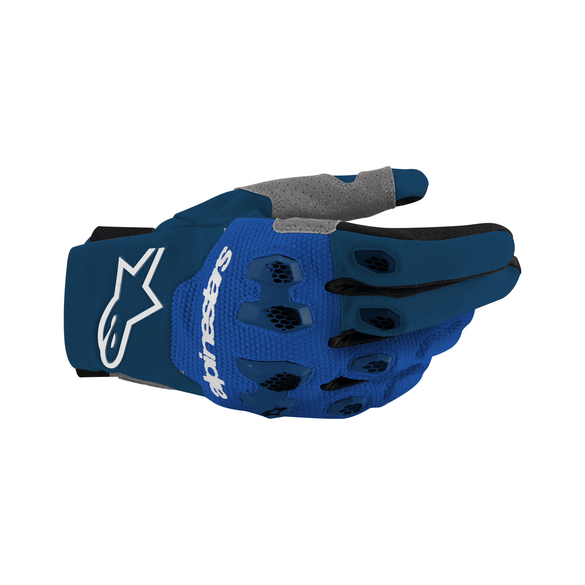 Alpinestars Pro-Dura Gloves Navy Bright Blue White - XXL