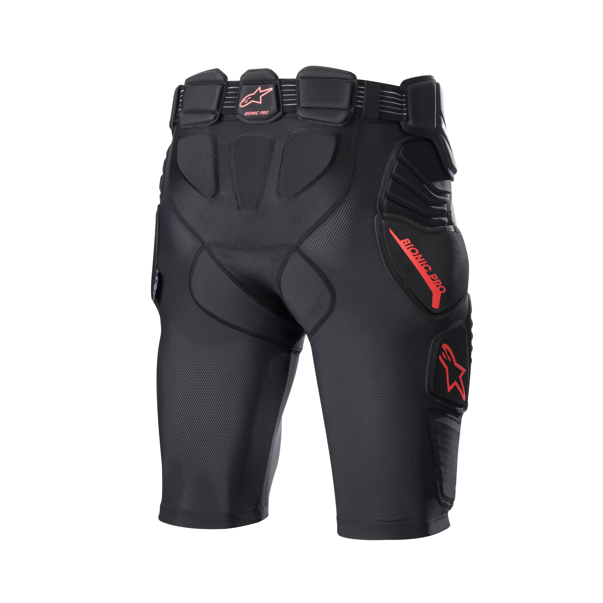 Alpinestars Bionic Pro Protection Short - Black Red - Size S - Image 2