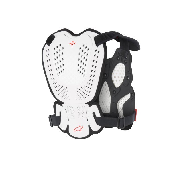 Alpinestars A-1 Roost Guard - White Black Red - Size M/L - Image 2