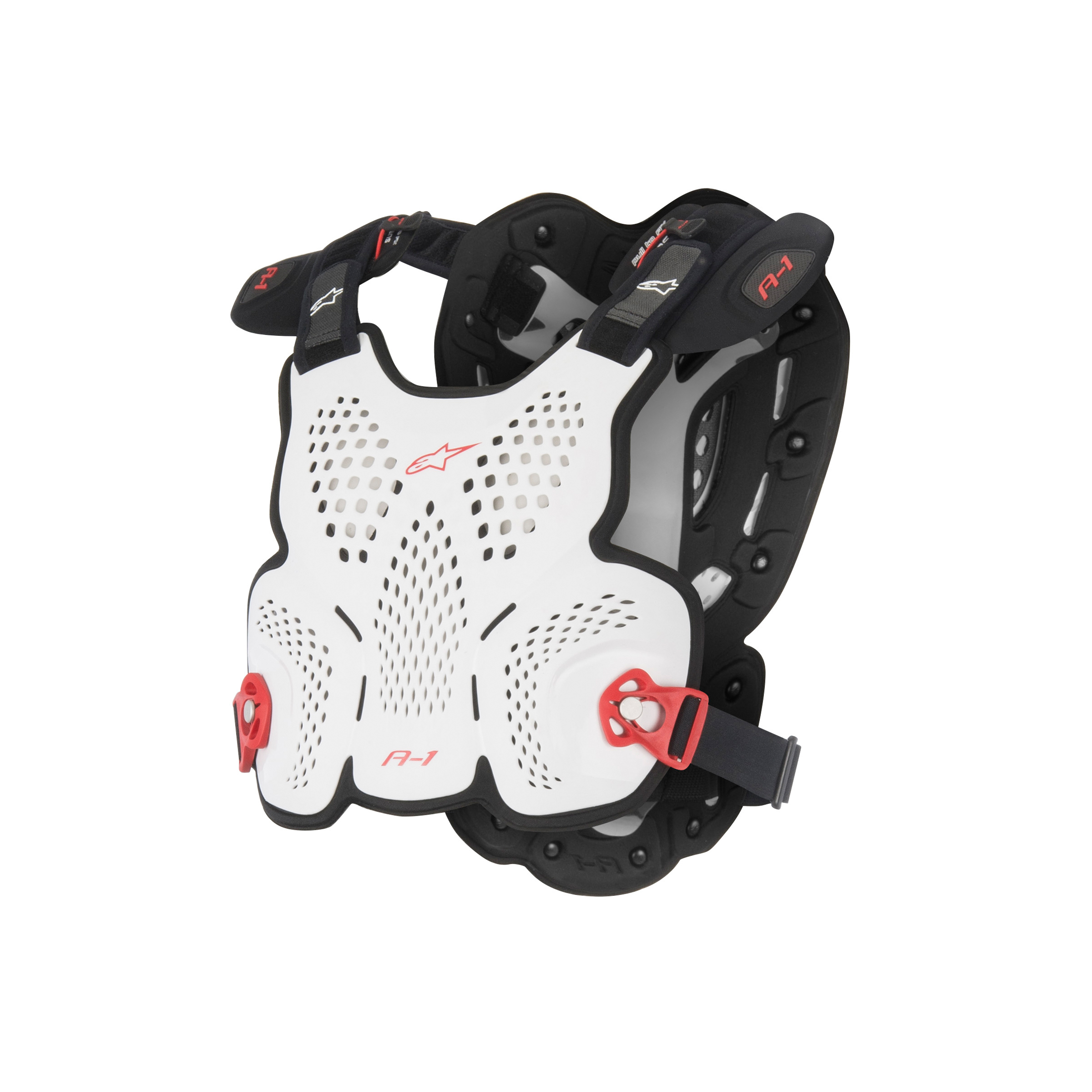 Alpinestars A-1 Roost Guard - White Black Red - Size M/L