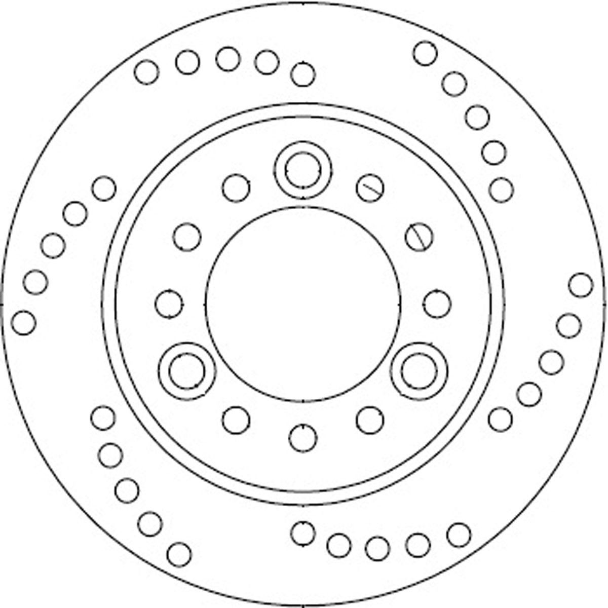 Ferodo Brake Disc Solid Fmd0034R - Image 2