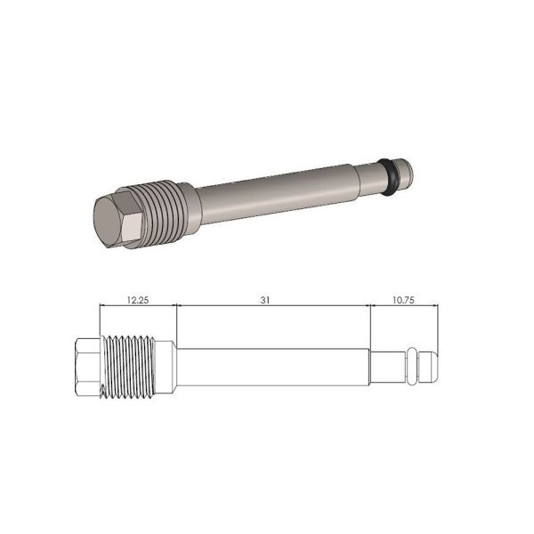 Moto-Master Brake Pad Pin - 213022