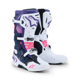 Alpinestars Tech 10 - White Violet Navy Blue Pink Fluo - US 11 / EU 45.5