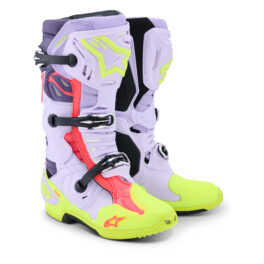 Alpinestars Tech 10 Supervented - Purple Yellow Fluo Diva Pink - US 14 / EU 49.5