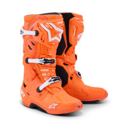 Alpinestars Tech 10 Supervented - Orange Fluo Black White - US 14 / EU 49.5