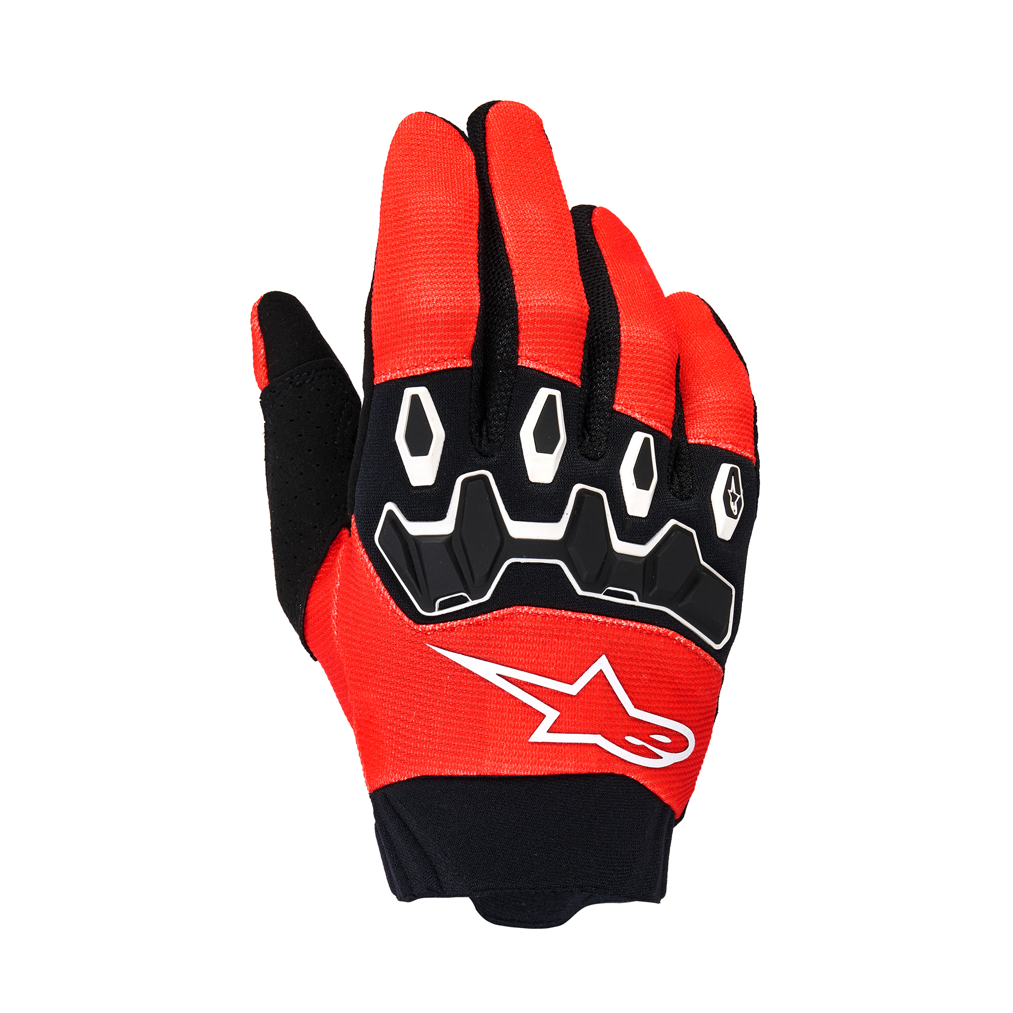 Alpinestars Youth & Kids Full Bore V2 Gloves Bright Red Black - 3XS
