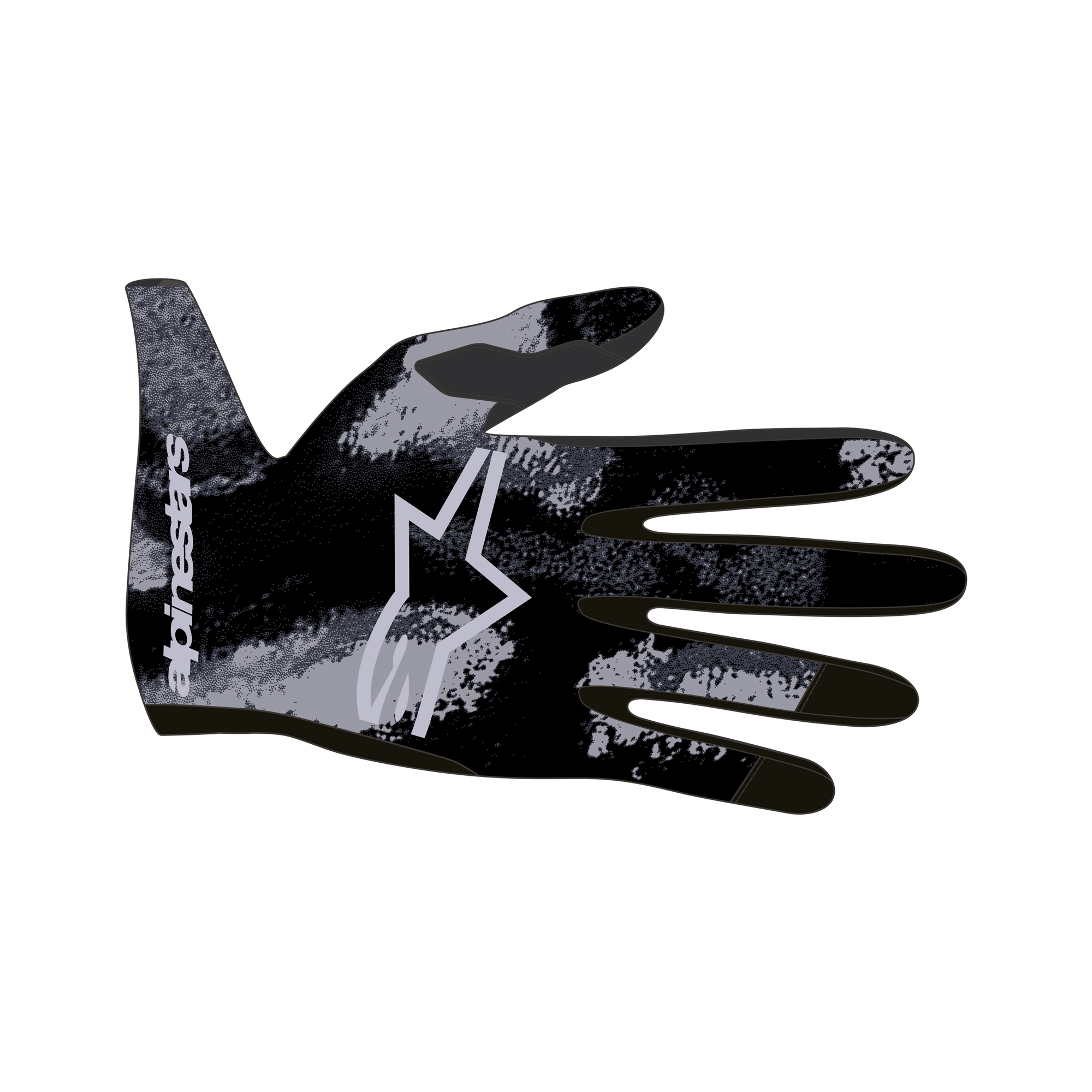 Alpinestars Youth Radar Gloves Iron Camo - XS - Image 3