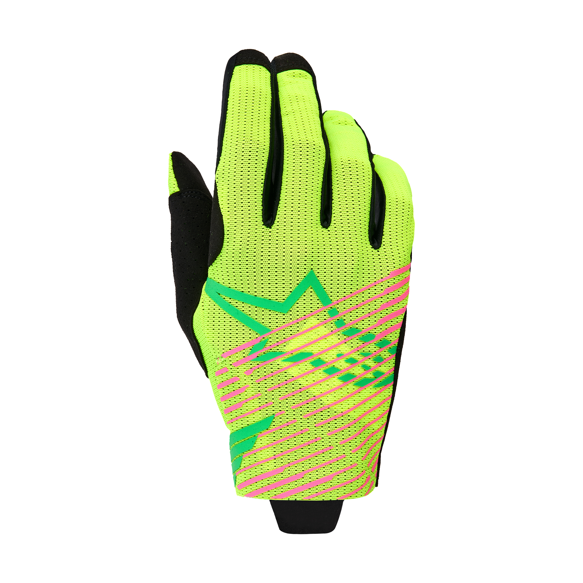 Alpinestars Radar Pro Gloves Green Yellow Fluo Pink Fluo - XXL