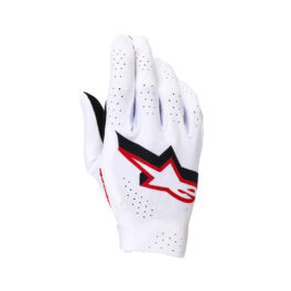 Alpinestars Supertech MX Gloves - White Black Fire Red - Size XXL