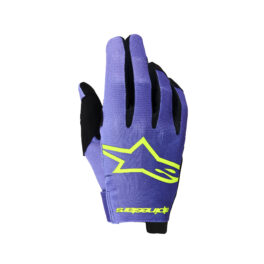 Alpinestars Radar Gloves Purple Yellow Fluo - L