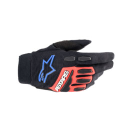Alpinestars Full Bore XT Gloves - Black Bright Red Blue - Size XL