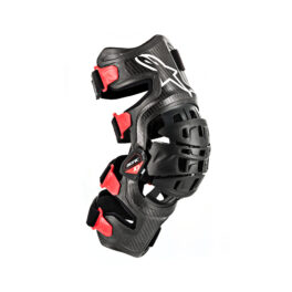 Alpinestars Bionic-10 Carbon Knee Brace Right - Black Red - Size XL/2XL